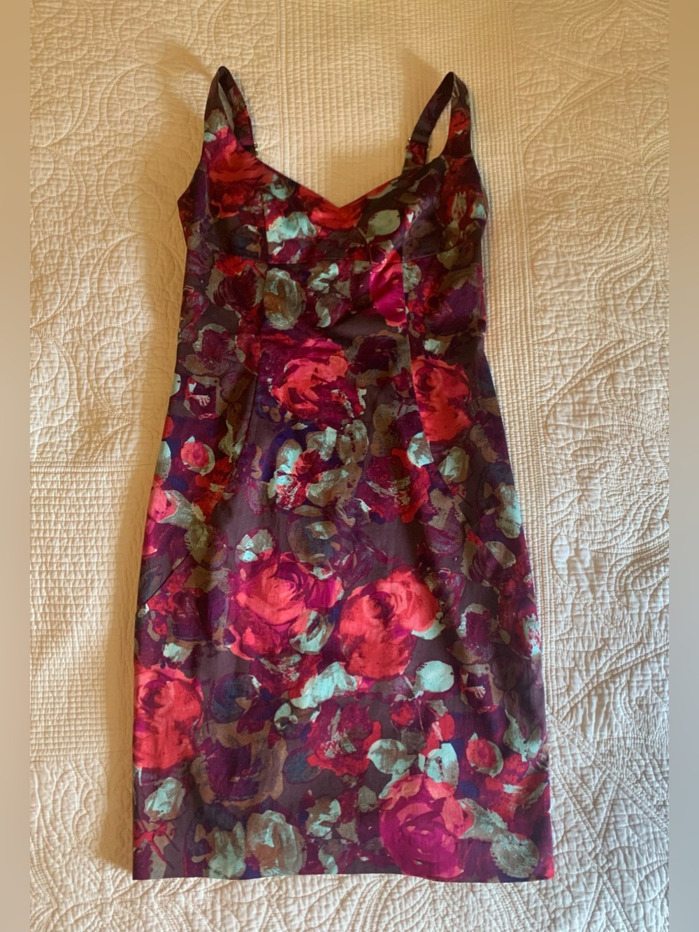 Black Halo Jackie O Floral Sheath Dress